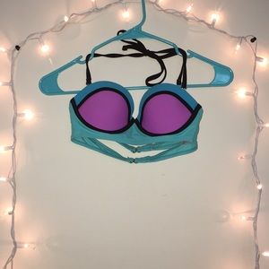 Colorful bikini top